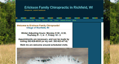 Desktop Screenshot of ericksonchiros.com